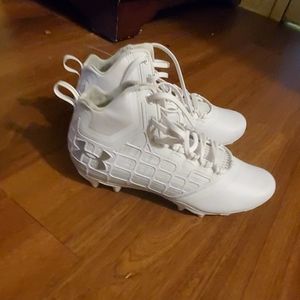 Under armor banshee mid mc molded cleats white